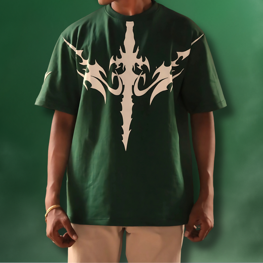 Blade crest oversized tee